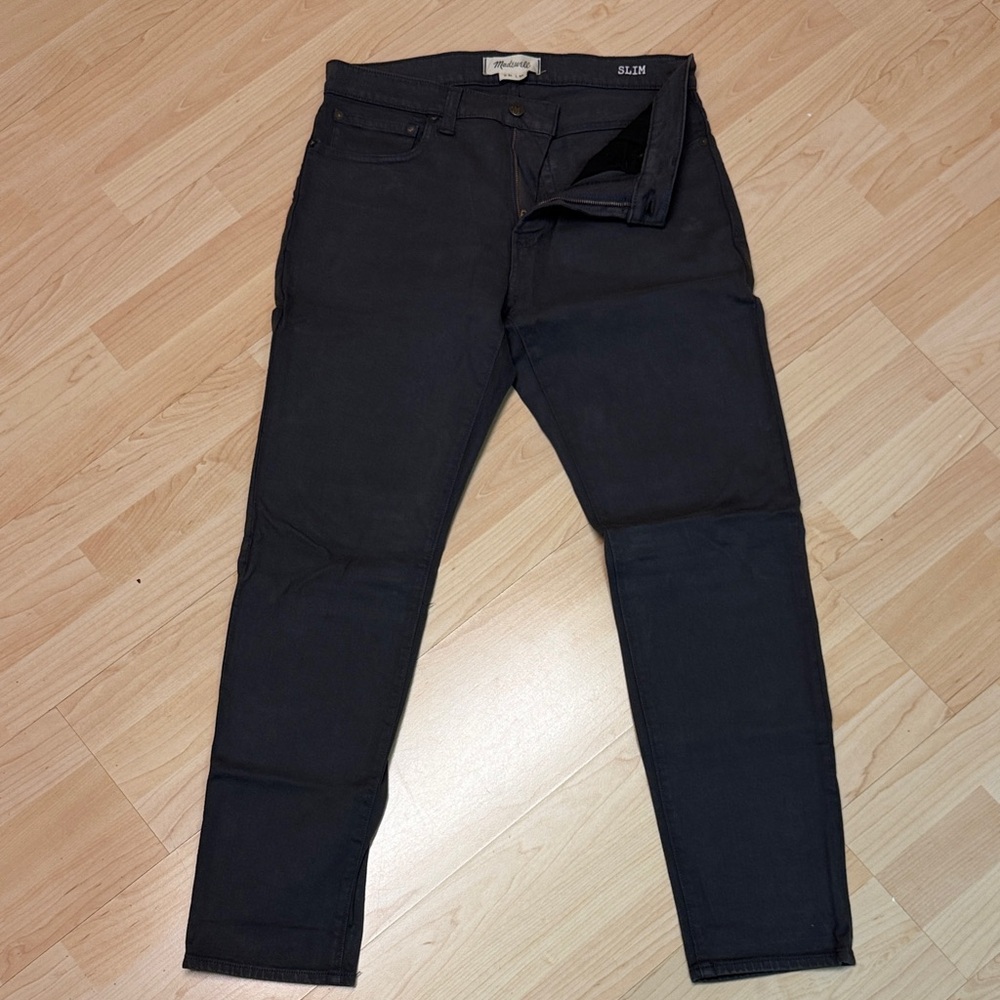 Madewell Men's Slim Fit Dark Jeans